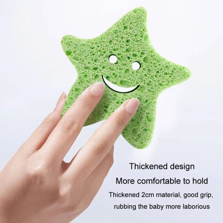 Baby Bathing Wood Pulp Sponge Cute Cartoon Soft Bath Sponge Bath Scrubber — view 10