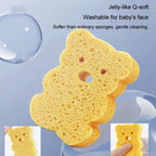Baby Bathing Wood Pulp Sponge Cute Cartoon Soft Bath Sponge Bath Scrubber — view 13