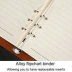 Business Office Loose Leaf Notes Student Conference Diary Recording Notebooks — view 4