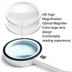 30X Magnifier With Violet Light Students Elderly Reading Maintenance Magnifying Glass