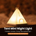ZAY-L05 Tent-Shape USB Charging Timer Night Light Wild Camping Atmosphere Light — view 5