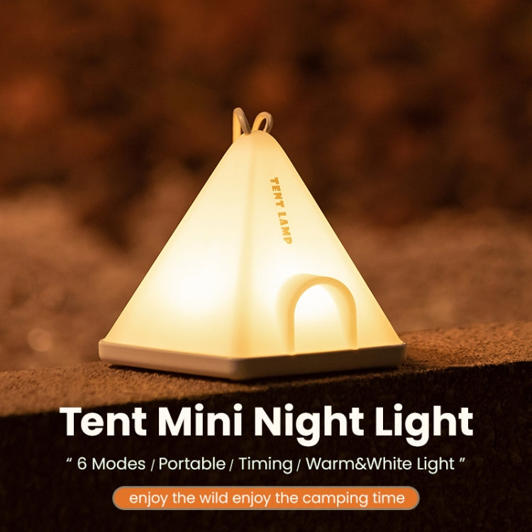 ZAY-L05 Tent-Shape USB Charging Timer Night Light Wild Camping Atmosphere Light — view 5