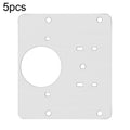 5pcs Cabinet Door Repair Hinge Mounting Plate Hinge Fixing Panel Installing Piece Tool