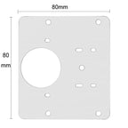 5pcs Cabinet Door Repair Hinge Mounting Plate Hinge Fixing Panel Installing Piece Tool — view 3