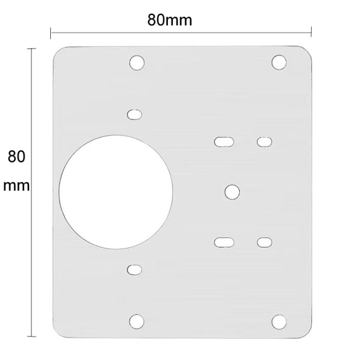 5pcs Cabinet Door Repair Hinge Mounting Plate Hinge Fixing Panel Installing Piece Tool — view 3