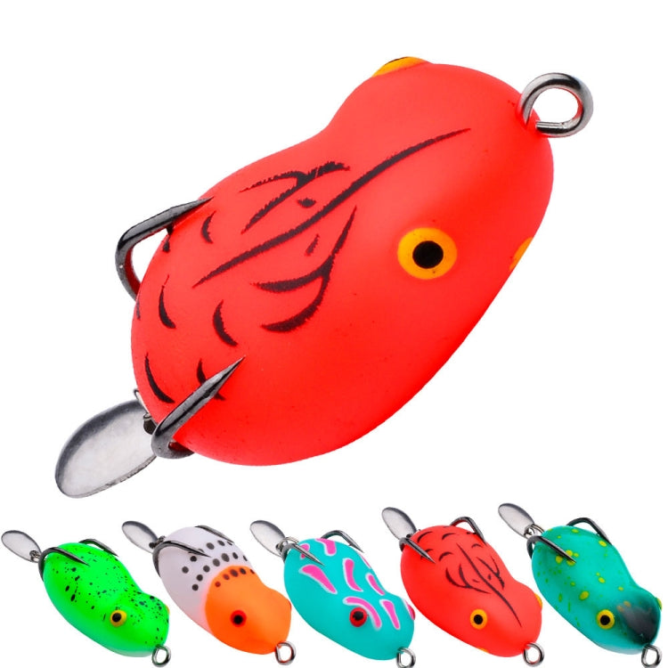 PROBEROS FR039 Mini Thunderfrog Lure Simulation Soft Bait Blackfish Fishing Lure — Color C