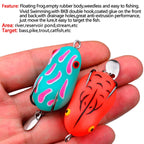 PROBEROS FR039 Mini Thunderfrog Lure Simulation Soft Bait Blackfish Fishing Lure — view 10