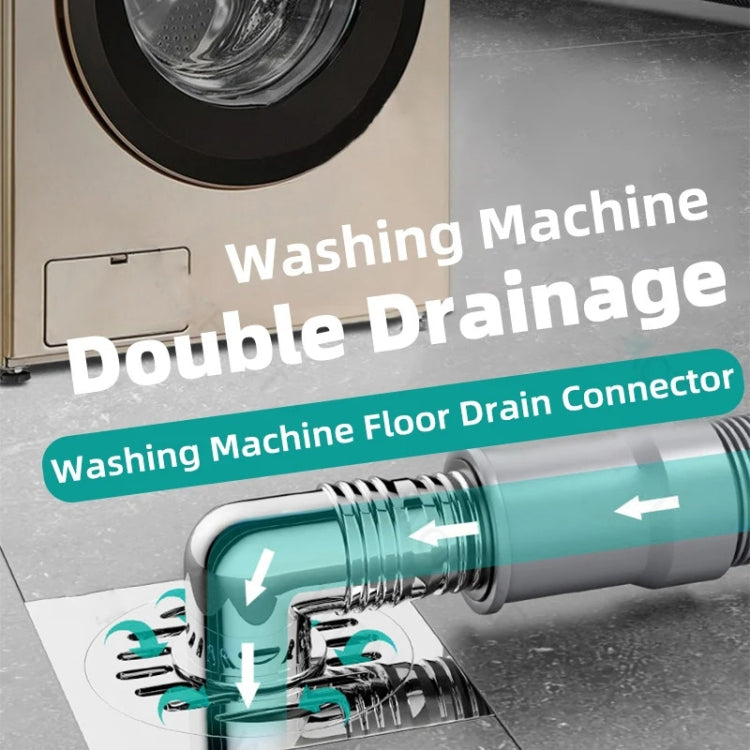 Elbow Type Washing Machine Floor Drain Joint Pipe Connector — view 7