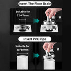 Elbow Type Washing Machine Floor Drain Joint Pipe Connector — view 10