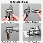 Elbow Type Washing Machine Floor Drain Joint Pipe Connector — view 12
