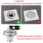 Elbow Type Washing Machine Floor Drain Joint Pipe Connector — view 13
