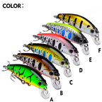 PROBEROS DW592 Sinking Minnow Lure Long Casting Fake Bait Bionic Plastic Hard Bait — Color E