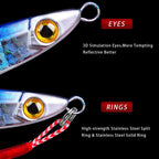 PROBEROS LF126 Long Casting Lead Fish Bait Freshwater Sea Fishing Fish Lures Sequins — view 26