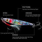 PROBEROS LF126 Long Casting Lead Fish Bait Freshwater Sea Fishing Fish Lures Sequins — view 22