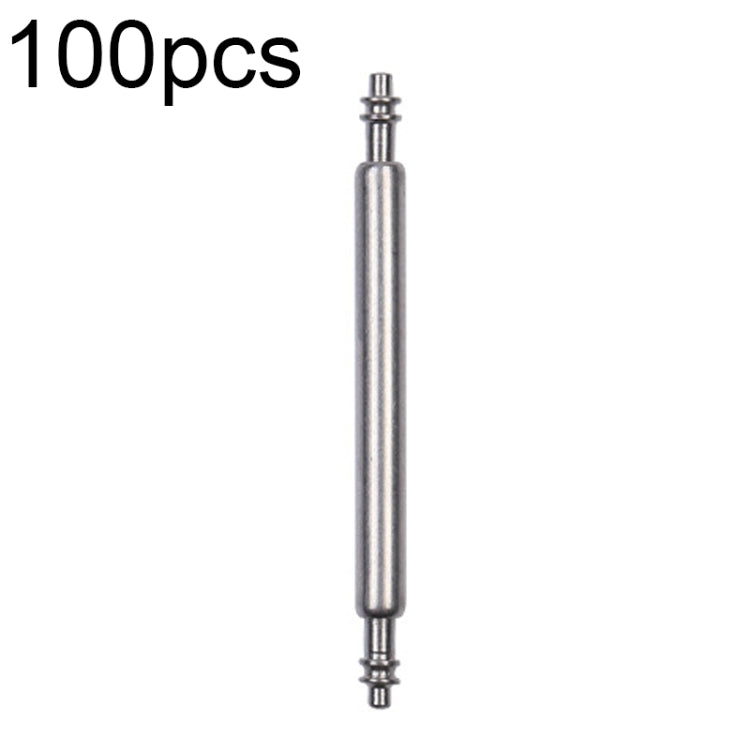 100pcs /Set 304 Stainless Steel Strap Connecting Rod Strap Switch Lugs — Double (1.8x21mm)