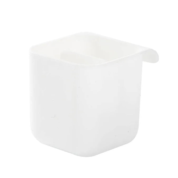 Desktop Computer Monitor Auxiliary Pen Holder Desk Adhesive Storage Box — Square Double-layer-Gray