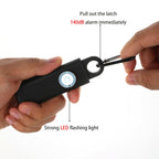 Women Personal Anti-pervert Alarm Outdoor LED Flashing Light Alarm