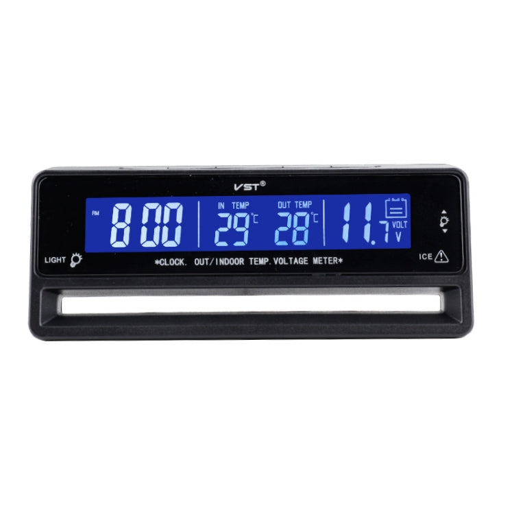 Car Digital Display Clock Luminous Electronic Thermometer Voltmeter — TS-7013V