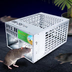 Home Indoor Automatic Mouse Trap Cage Catch Mouse Trap — Double Door Large