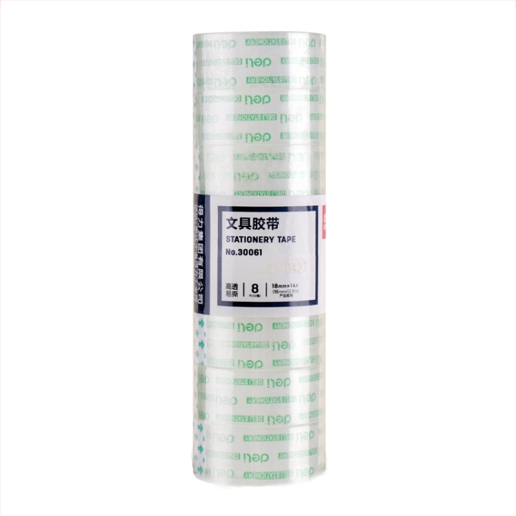 Deli Small High Viscosity Office Transparent Tape Student Stationery Tape