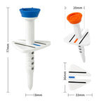 PGM QT022 Golf Tee Adjustable Limit Aiming Assist 77mm Tee Length