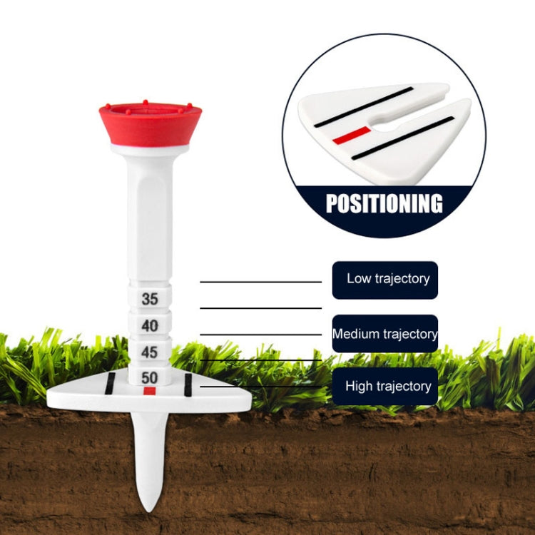 PGM QT022 Golf Tee Adjustable Limit Aiming Assist 77mm Tee Length