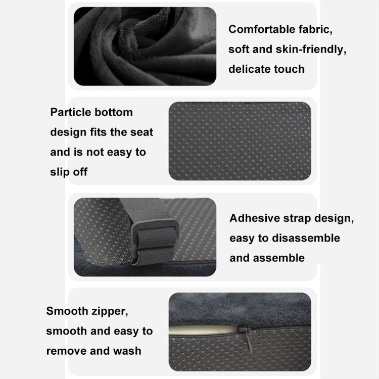Curve Three-dimensional Support Memory Foam Office Chair Armrest Pad — view 12