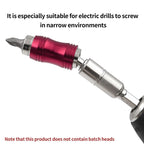 Hexagonal Shank Quick Release Self-Locking Joint Extension Rod Electric Drill Driver Extension Quick Conversion Bits — view 8