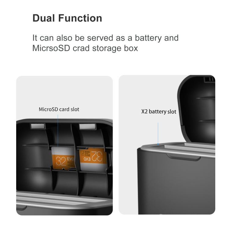 aMagisn Battery Fast Charging Box, For Insta360 ONE X2 — view 3