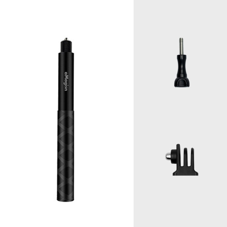 aMagisn 120cm Invisible Straight Pull Selfie Stick Sports Camera Accessories — Single Rod