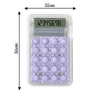 Small Silent Simple Calculator Mini Candy Dormitory Student Office Exam Tool — view 5