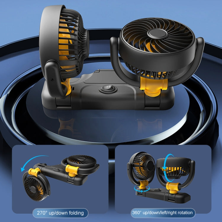SUITU Car Foldable Cooling Fan Automobile Summer Temperature Reduction Fan