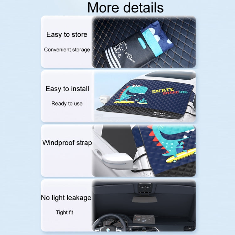 SUITU ST-3950 Automobile Thickening Sun Shield Car Snow Block Coat
