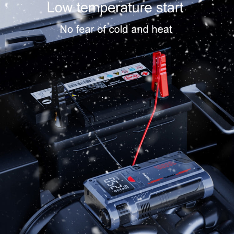 SUITU ST-9631 8pcs /Set Portable Outdoor Car Battery Emergency Start Power Car Inflatable Pump