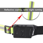 Fluorescent Belt Sensor Headlight Outdoor Running and Cycling Head Torch