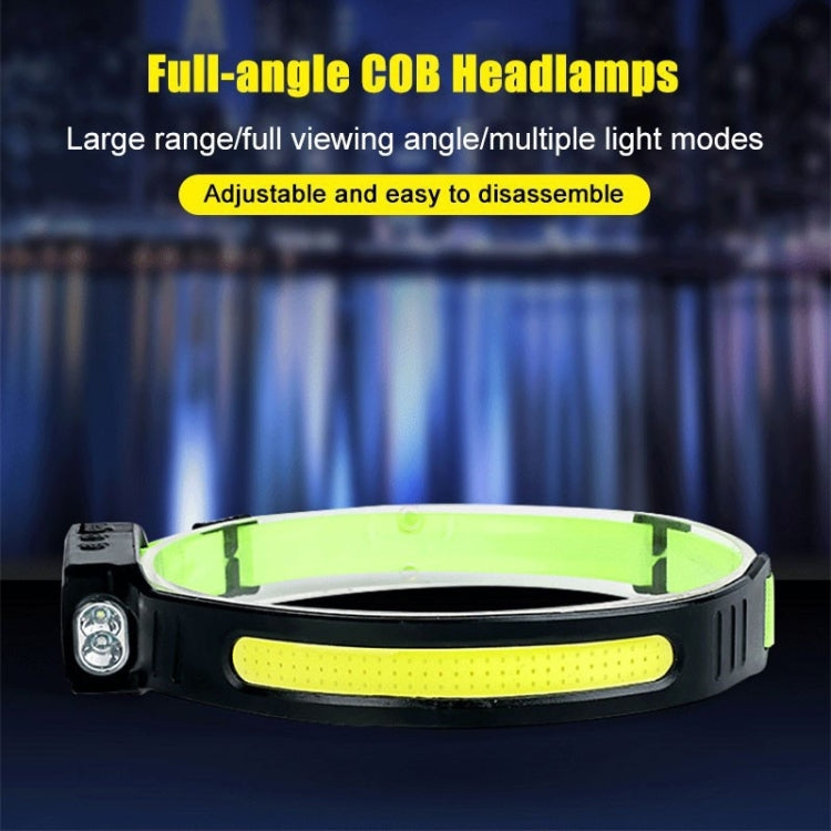 Fluorescent Belt Sensor Headlight Outdoor Running and Cycling Head Torch