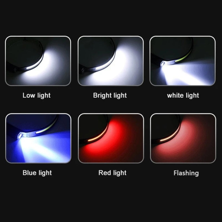 Fluorescent Belt Sensor Headlight Outdoor Running and Cycling Head Torch