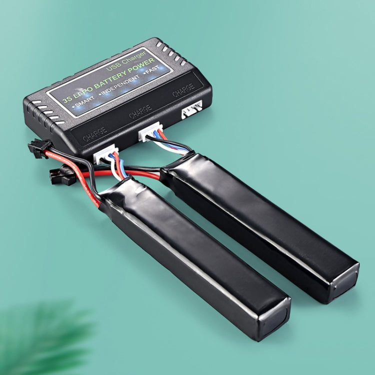 One Charge Three Water Bullet Rifle Li-Po Battery Balance Charging Case — BH-3S03