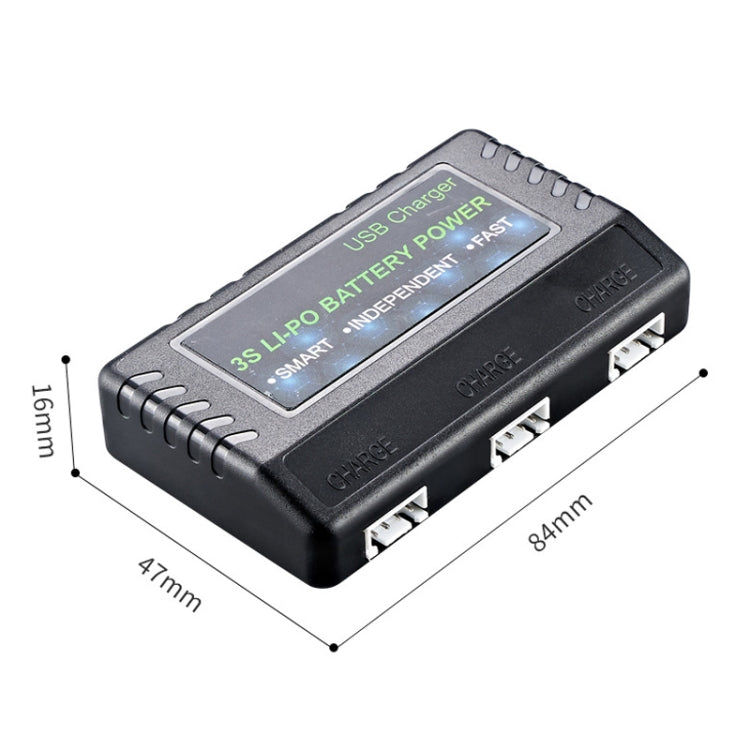 One Charge Three Water Bullet Rifle Li-Po Battery Balance Charging Case — view 3