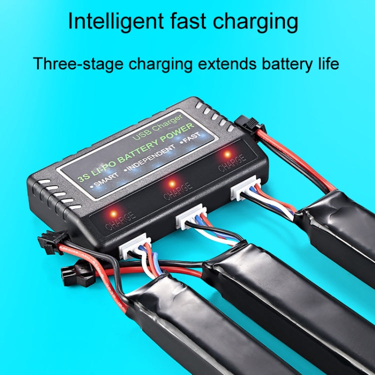 One Charge Three Water Bullet Rifle Li-Po Battery Balance Charging Case — view 4
