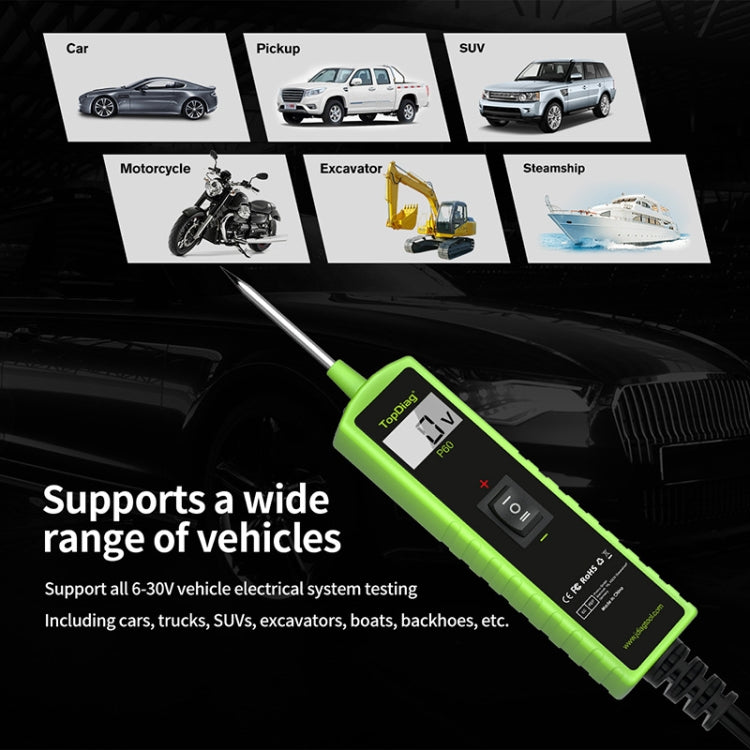 JDiag 6-30V Voltage Detector Automotive Power Circuit Diagnostic Diode — view 7