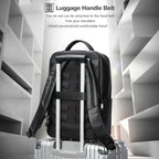 Bopai 61-123311 Large-Capacity First-Layer Cowhide Business Laptop Backpack — view 8