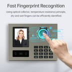 FA03 Intelligent Voice Prompt Face Recognition Fingerprint Attendance Machine — view 9