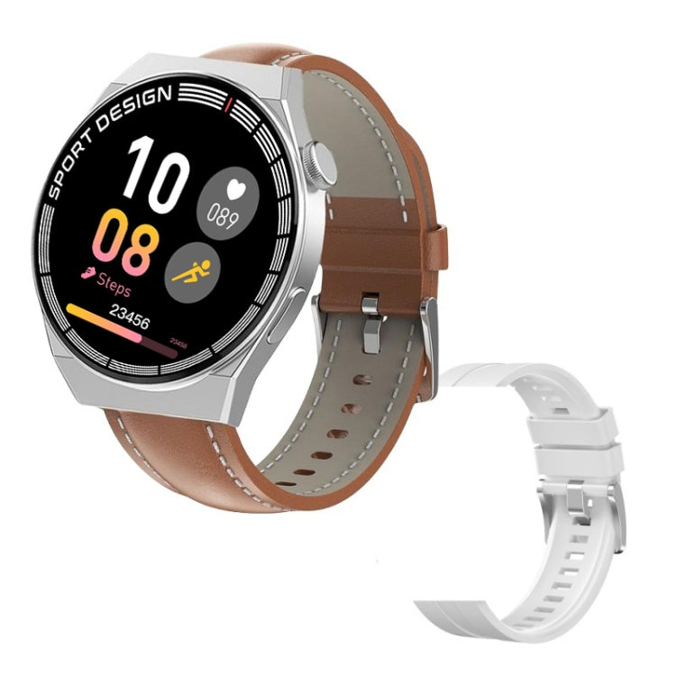 G3Pro 1.28-Inch Health Monitoring Bluetooth Call Smart Watch With NFC — Black Leather
