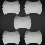 2sets Car Transparent Handle Protection Film