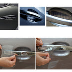 2sets Car Transparent Handle Protection Film
