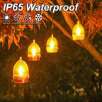 Solar Candle Light Outdoor Courtyard Villa Garden Waterproof Decoration Light — view 9