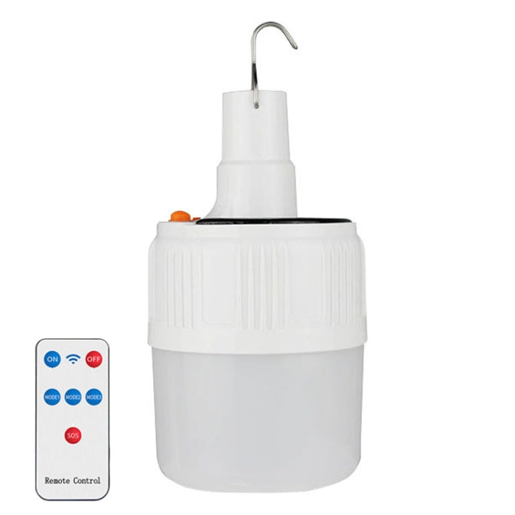 Rechargeable LED Solar Bulb Light Waterproof Night Market Stall Energy Saving Lamp — 42LED Remote Control