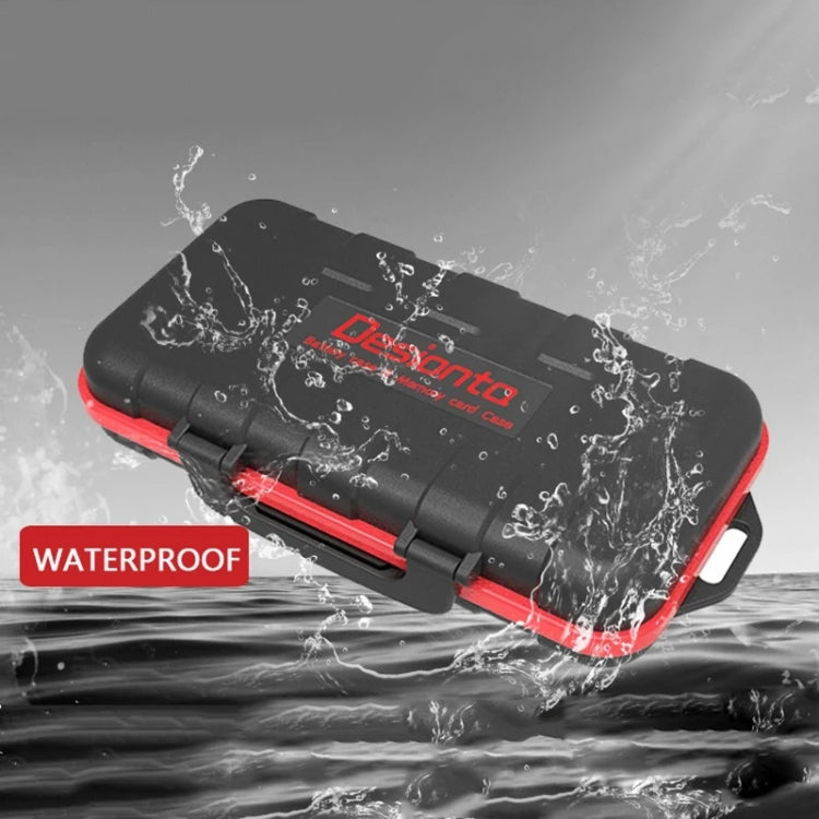 Desiontal LP-E6 Waterproof SD Card Holder Camera Battery Case