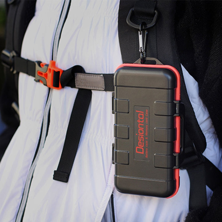 Desiontal LP-E6 Waterproof SD Card Holder Camera Battery Case